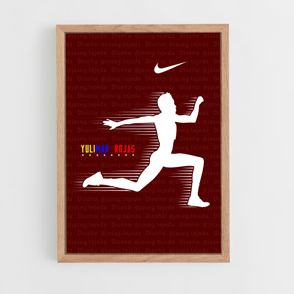 Poster Yulimar rojas fouet – affiche Athlétisme (vue 4)